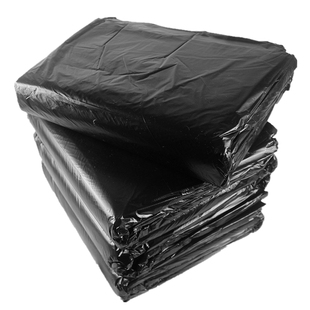 加厚中大号垃圾袋黑色60酒店环卫商用30-50L升大码塑料袋70×80cm