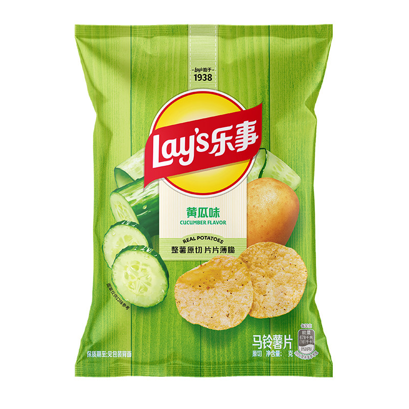 乐事薯片经典黄瓜味70g