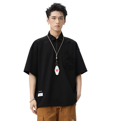 HomePanda冰丝短袖POLO衫男士