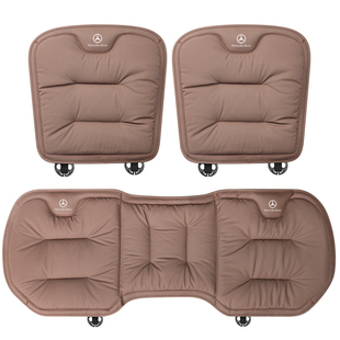 适用奔驰GLC300坐垫C260L/E300L/GLEGLB汽车座垫四季后排防滑按摩