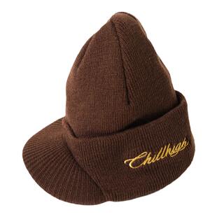 ChillHigh 美式复古潮牌弯檐刺绣针织毛线帽男女复古冷帽潮流秋冬