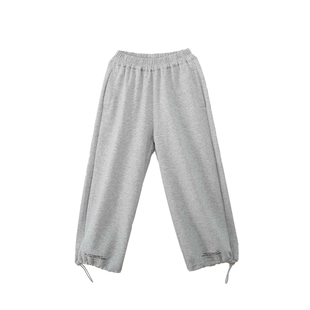 【遛弯裤】初中生女孩休闲裤2026春装新款青少年简约直筒裤长裤子