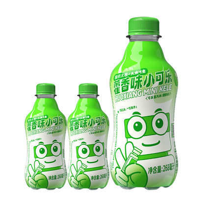 【国药太极】太极藿香味小可乐汽水型可乐小瓶装饮料 文创版大瓶