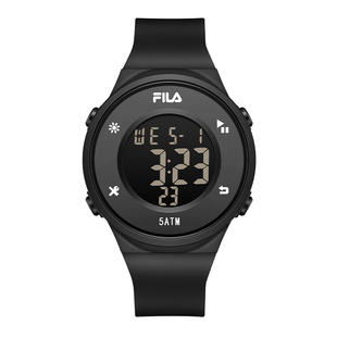 FILA斐乐电子手表男款青少年学生初高中儿童女孩夜光腕表礼物6557