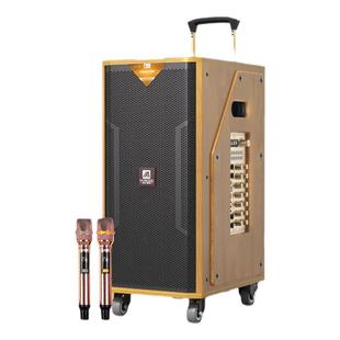 曼龙高端大功率音响功放一体机户外k歌带直播唱歌广场舞拉杆音箱