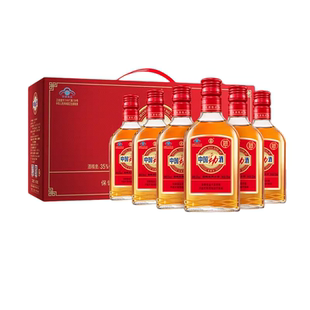 【新品送礼】劲牌35度劲酒125ml*12瓶礼盒保健酒水金标官方旗舰店