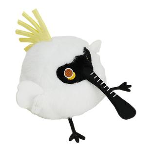 波普自然啾团子黑脸琵鹭毛绒玩具小鸟玩偶公仔包小挂件饰圣诞礼物