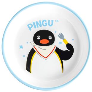 言仓Pingu一人食家用陶瓷饭碗盘勺子筷子餐具套组礼盒新年礼物