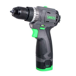 冲击钻三竹无刷锂电钻16V手电钻多功能螺丝刀充电式手枪电动工具