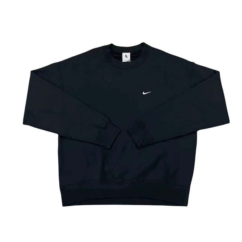 正品耐克Nike Lab刺绣小Logo抓绒男女秋冬厚款套头卫衣DA0318-010