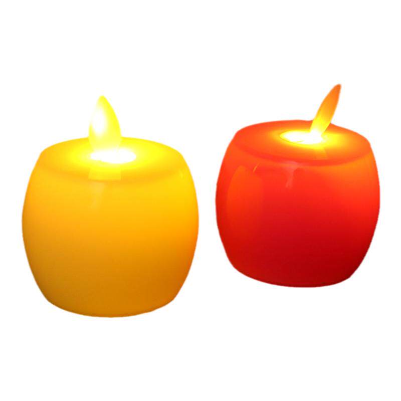 电池苹果led电子蜡烛灯灯芯摇摆