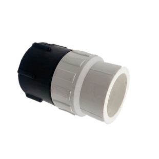 耐腐蚀IBC吨桶ppr塑料转换接头热熔硬管吨桶配件胶黏粗丝弯头pvc