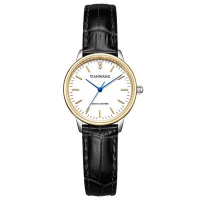 天王表石英表简约轻薄皮带学生考试手表女31192生日升学礼物