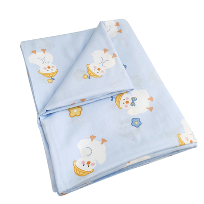 双层纱婴儿床单A类全棉