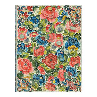 paperblanks佩兰克笔记本子记事日记本京剧刺绣系列中国风个性创意古风文具梨园绣花女大小学生文艺精致礼品