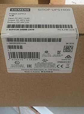 议价6EP4134-3AB00-2AY0西门子UPS1600电源10A 6EP41343AB002AY0