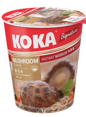 新加坡进口KOKA鸡肉海鲜味杯装
