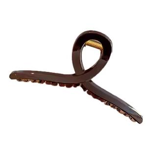 简约气质抓夹女2025新款冬高级感后脑勺发夹大号鲨鱼夹子毛绒头饰