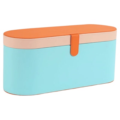 适配徕芬吹风机戴森卷发棒收纳盒便携旅行hd08皮盒15礼盒拼色大号