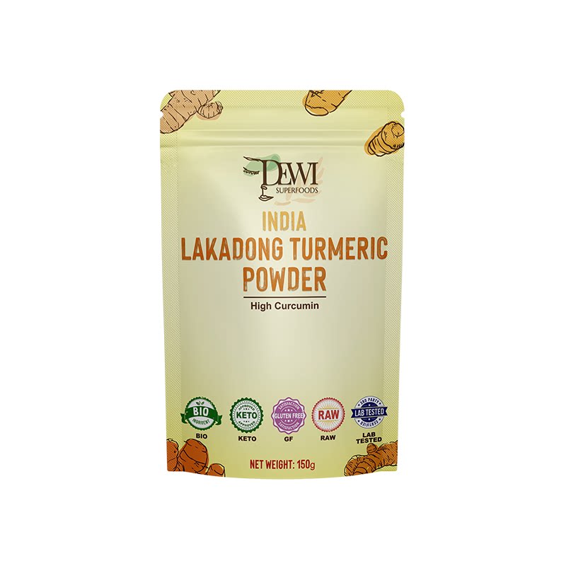 Dewi Superfoods黛维拉卡东姜黄粉印度Lakadong高姜黄素去炎冲饮