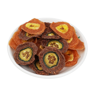凯恩的零食烘干鸭肉青瓜饼鸡肉香蕉饼肉干宠物狗狗补钙零食50g/包