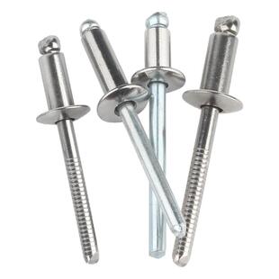 固万基316不锈钢304开口型圆头抽芯铆钉大帽沿拉柳钉铝铆钉柳丁