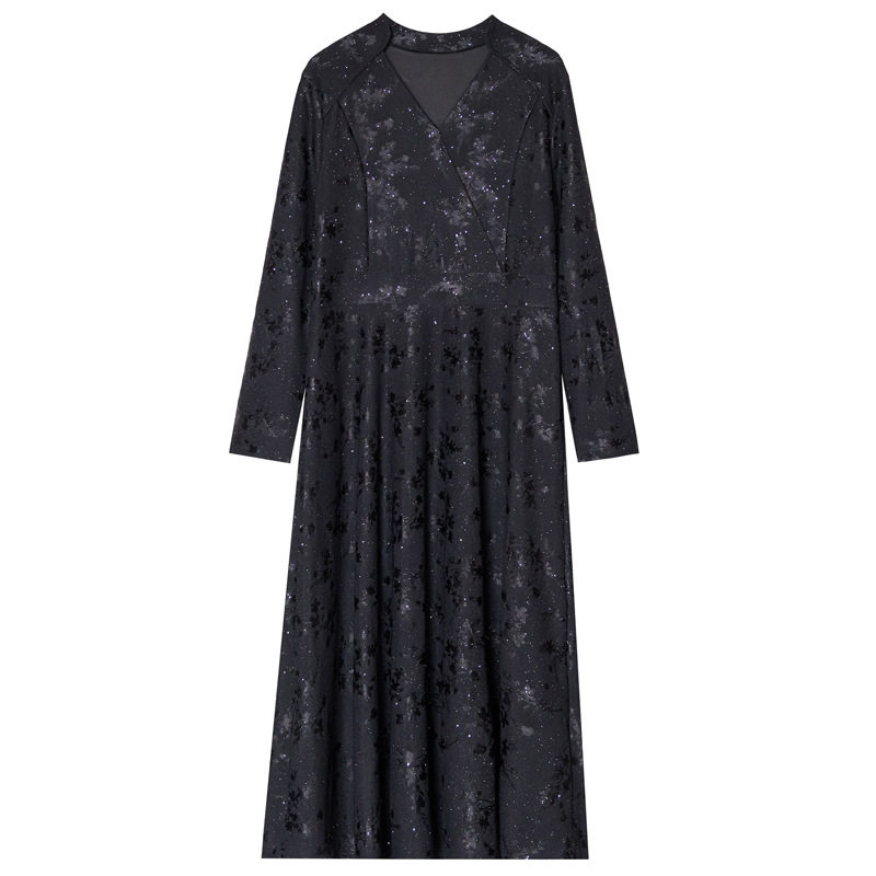 红色连衣裙女装大码显瘦礼服长裙