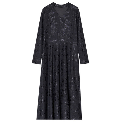 红色连衣裙女装大码显瘦礼服长裙