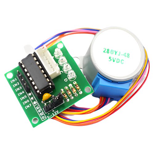 步进电机28BYJ48 uln2003驱动板器4相5线5V 12V减速电机马达模块