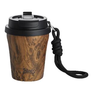 Bincoo咖啡杯外出携带陶瓷内胆男生随行杯车载保温杯大容量吸管杯