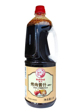 英斗烤肉酱汁1.8L日式商用原味烧肉腌渍液bulldog富留得客烧烤酱