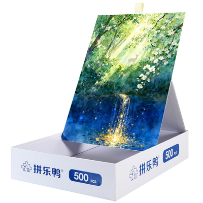拼乐鸭1000片成人治愈系拼图挂画