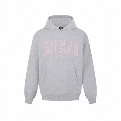 BIPOLAR断开字硅胶立体绣卫衣