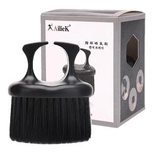 男士理发店扫碎发刷专业美发用品复古油头刷雕刻毛刷清洁胡须刷子