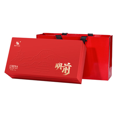 2026新茶现货 乾红宜兴明前8800花香红茶叶长辈客户高档礼盒128g