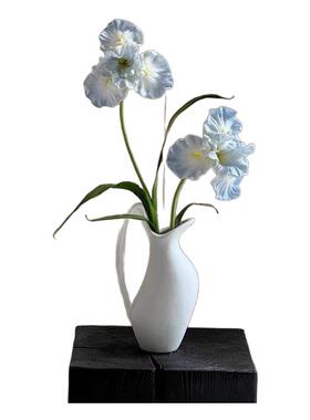 林与/高品质手感鸢尾仿真花家居装饰假花餐厅客厅摆件插花花束