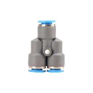 气动快速接头三通Y型气管变径快插气缸气泵配件元件PY6/8/10/12/4