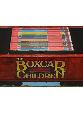 英文原版 The Boxcar Children Bookshelf 棚车少年 1-12册盒装版 儿童章节桥梁书 中小学生自信心励志小说 美国经典儿童读物