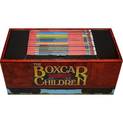 英文原版 The Boxcar Children Bookshelf 棚车少年 1-12册盒装版 儿童章节桥梁书 中小学生自信心励志小说 美国经典儿童读物