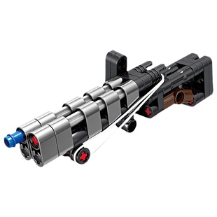 儿童可发射积木枪军事武器拼装模型男孩子小颗粒枪械益智玩具礼物