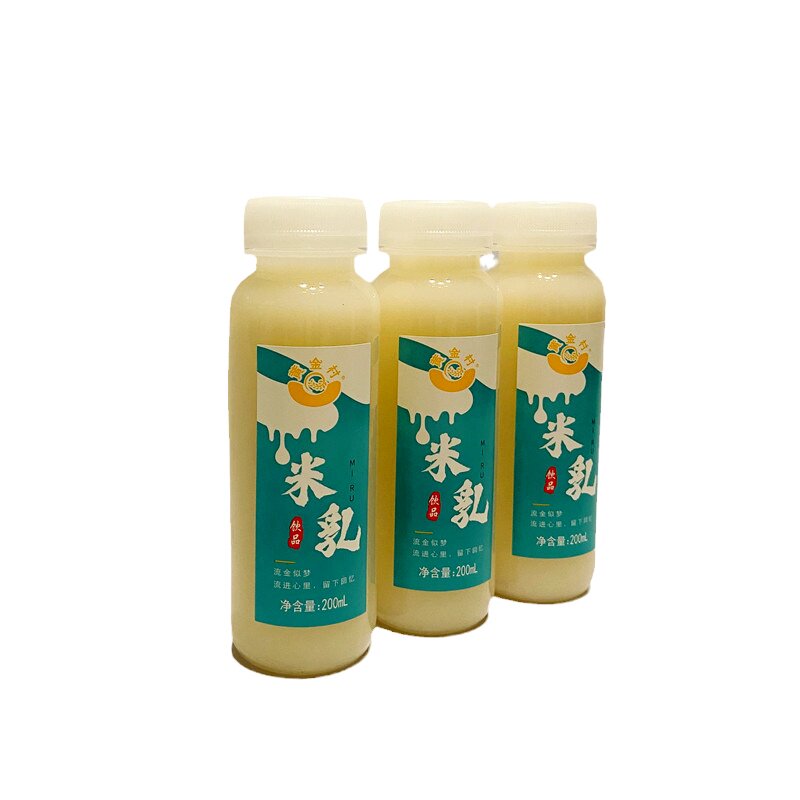 黄金村米乳饮品谷物糯米汁甜米汁粗粮饮料210ml*12瓶家庭聚餐礼盒