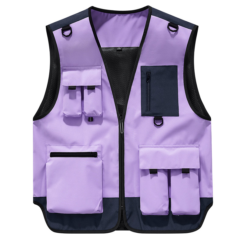 马甲工作服定制印字logo背心
