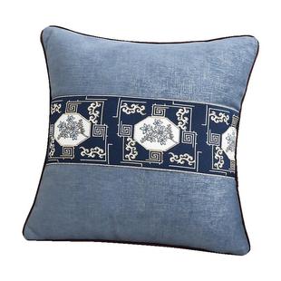 沙发抱枕客厅中式红木靠背床头靠垫中国风简约腰枕大号抱枕套定制