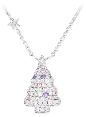 GEMOLA/格莫拉叛逆千金风魔法圣诞树项链可调节