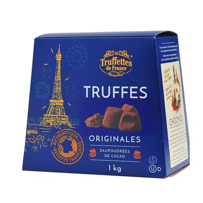 乔慕70%纯可可黑巧克力truffles