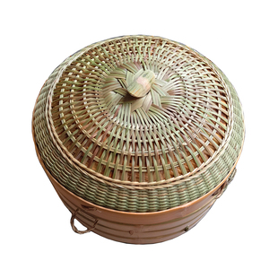 蒸笼竹制家用加深加高楠竹优质高端纯手工古编宁采臣精品开州竹香