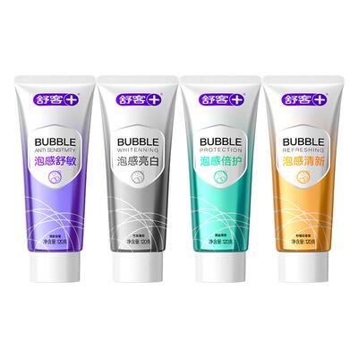 舒客亮白清新口气成人牙膏