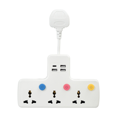 一转三带线转换器独立开关PD快充