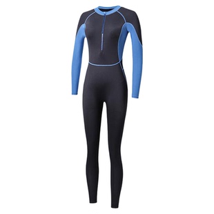 WaterTime潜水服女款连体长袖泳衣冲浪服防晒显瘦水母衣保暖湿衣