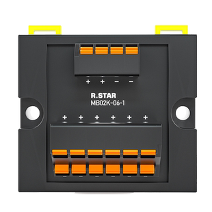 分线端子台一进多出接线端子排电源线公共导轨分线盒1进6/10/12出